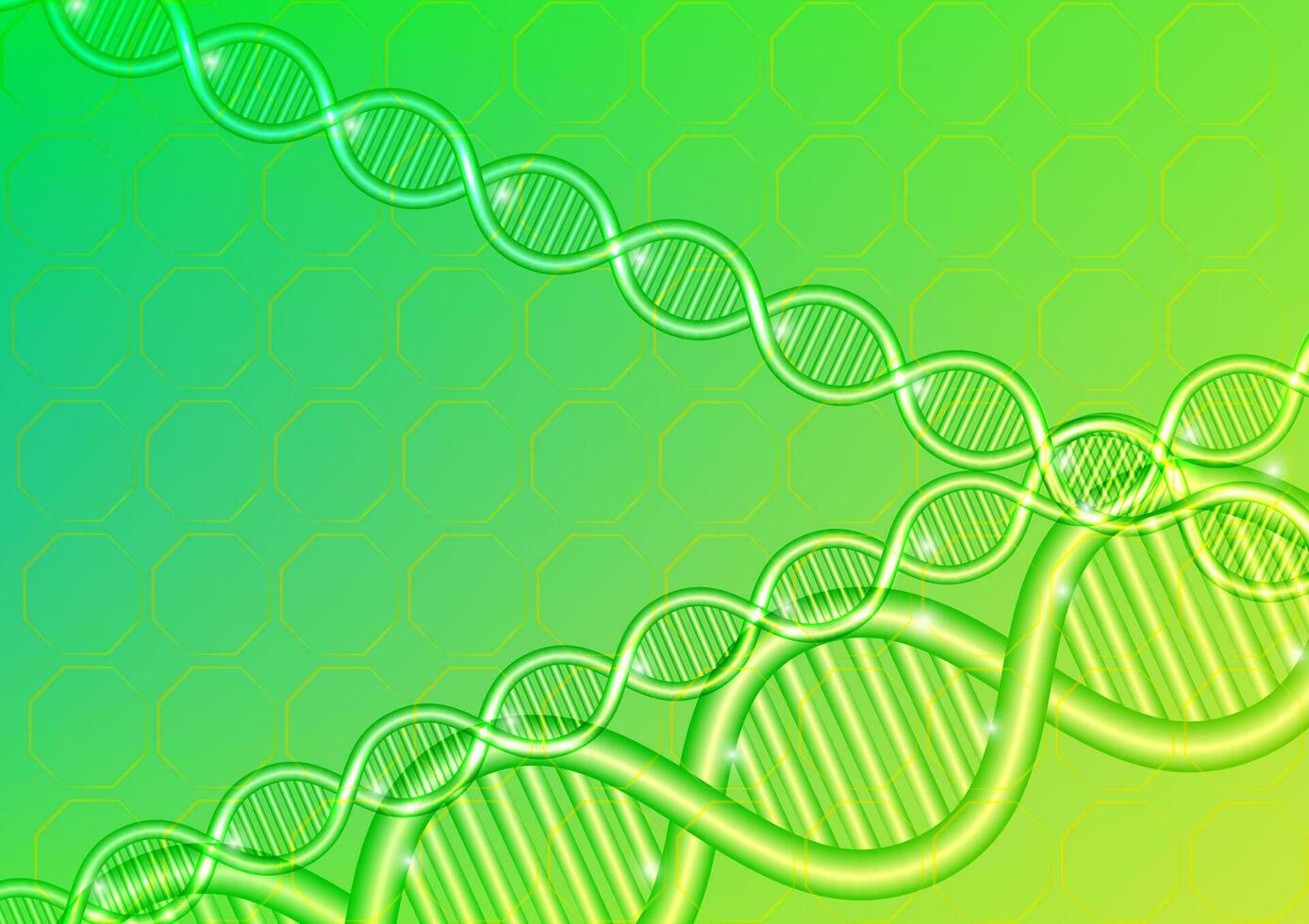 DNA molecule chemical structure gene biotechnology code abstract background vector illustration