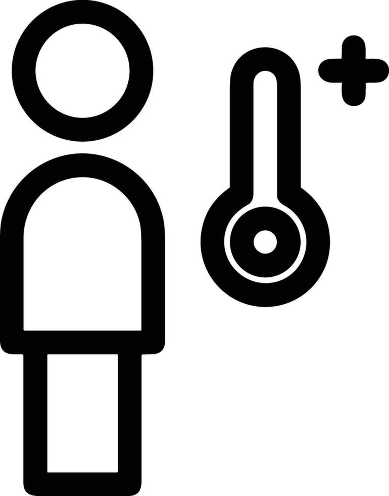 Thermometer medicine icon symbol image vector. Illustration of the temperature cold and hot measure tool design image.EPS 10 vector