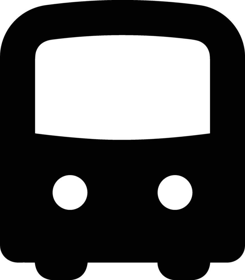 Bus transportation symbol icon vector image. Illustration of the silhouette bus transport public travel design image. EPS 10