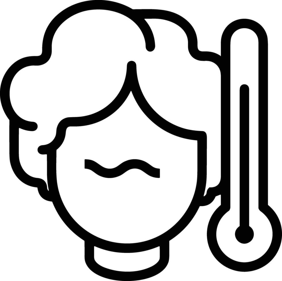 Thermometer medicine icon symbol image vector. Illustration of the temperature cold and hot measure tool design image.EPS 10 vector