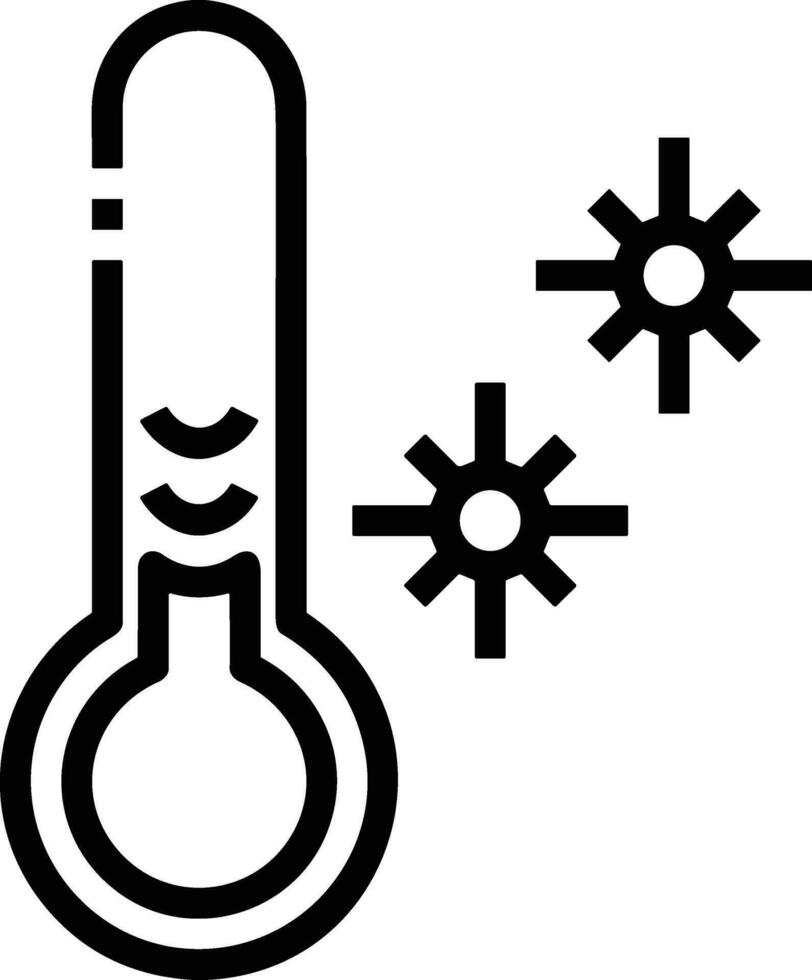 Thermometer medicine icon symbol image vector. Illustration of the temperature cold and hot measure tool design image.EPS 10 vector