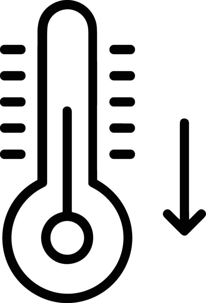 termómetro medicina icono símbolo imagen vector. ilustración de el temperatura frío y caliente medida herramienta diseño imagen.eps 10 vector