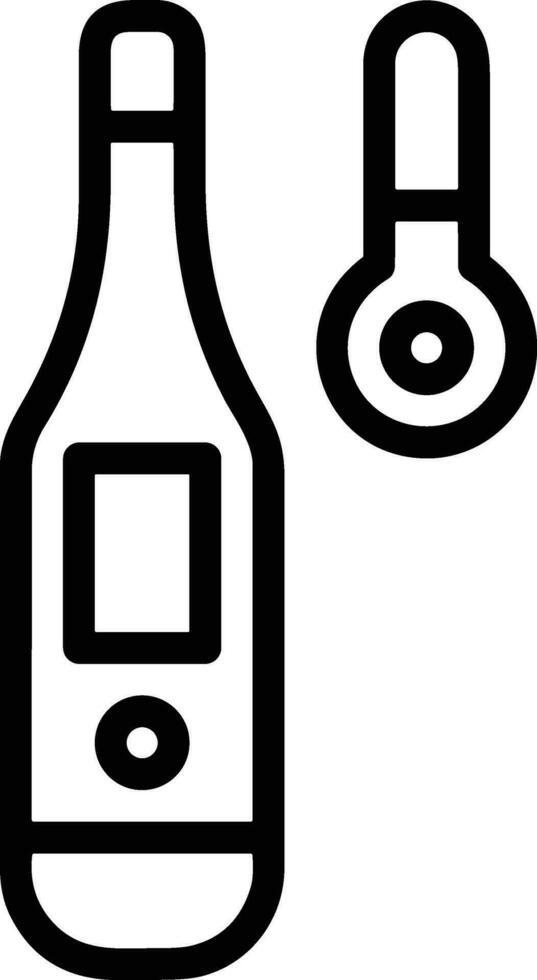 Thermometer medicine icon symbol image vector. Illustration of the temperature cold and hot measure tool design image.EPS 10 vector