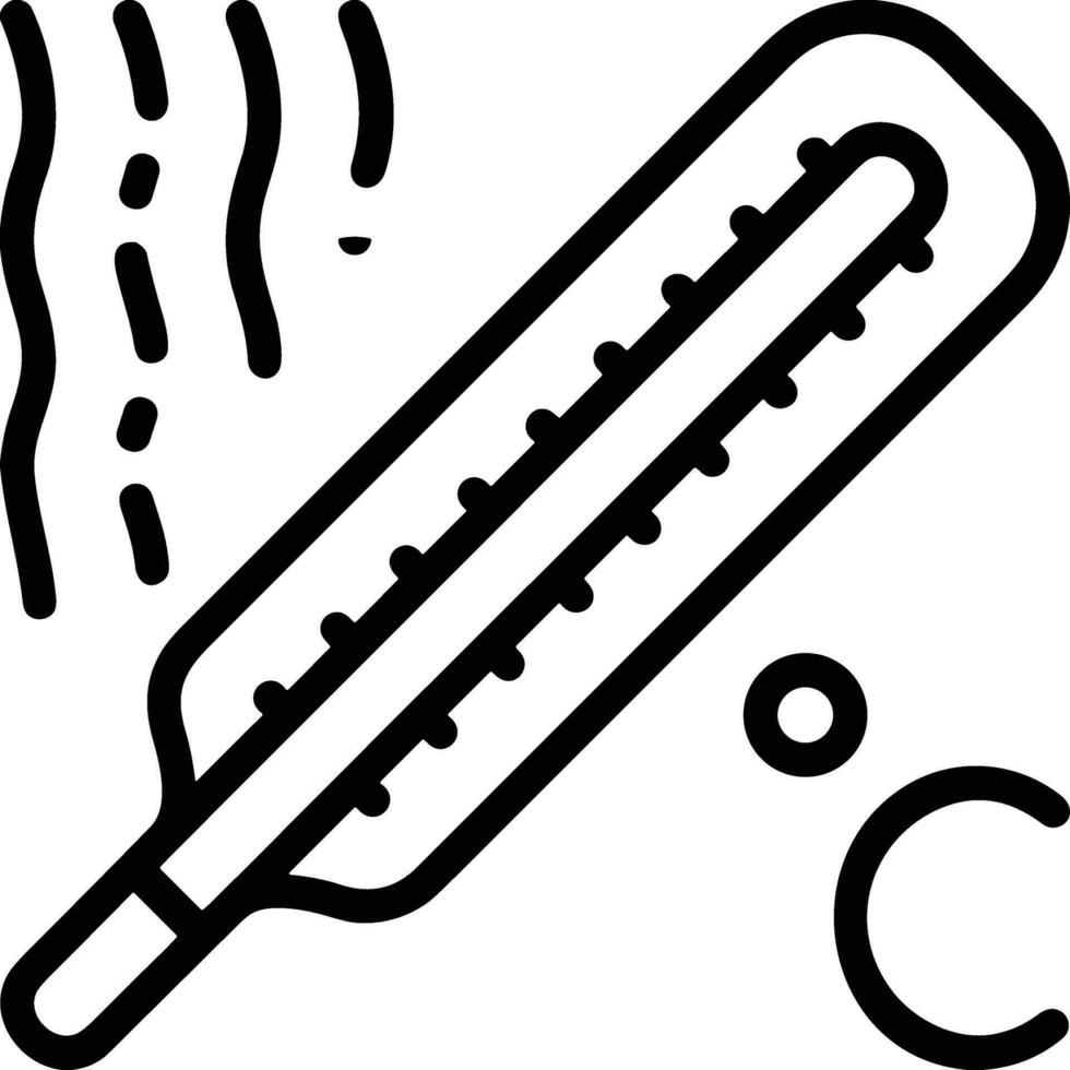 Thermometer medicine icon symbol image vector. Illustration of the temperature cold and hot measure tool design image.EPS 10 vector