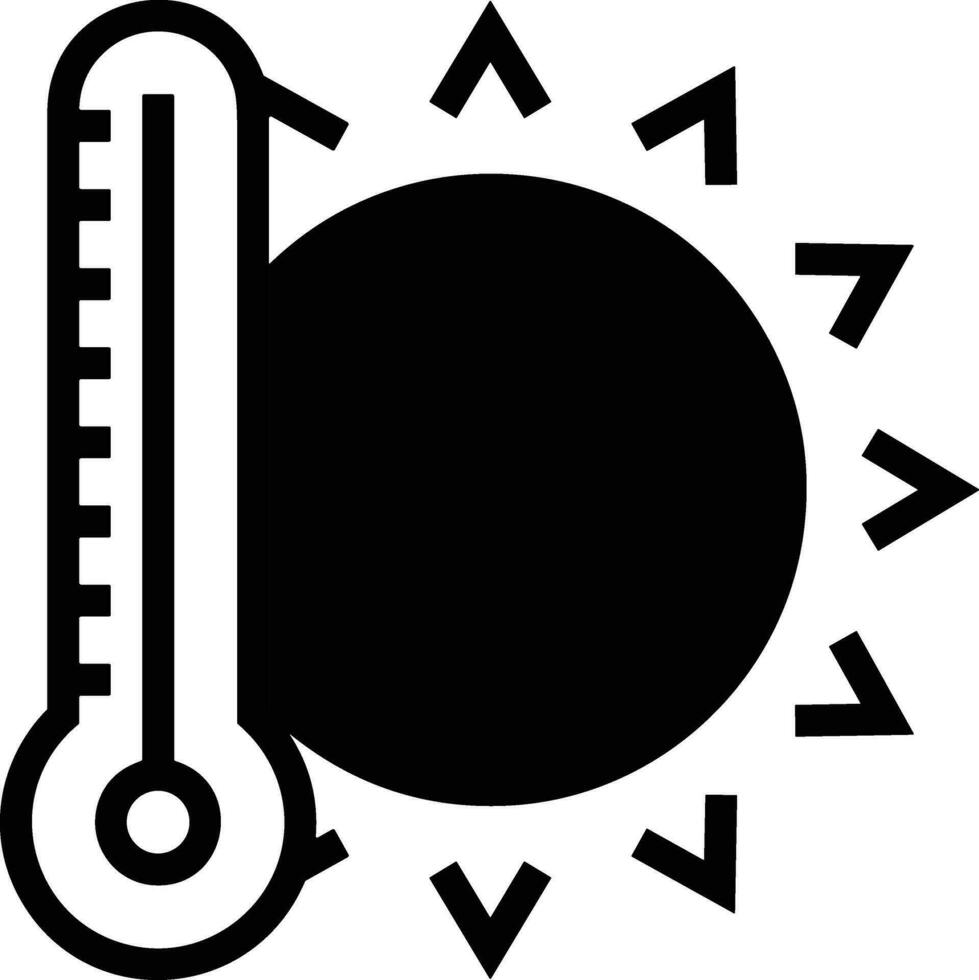 termómetro medicina icono símbolo imagen vector. ilustración de el temperatura frío y caliente medida herramienta diseño imagen.eps 10 vector