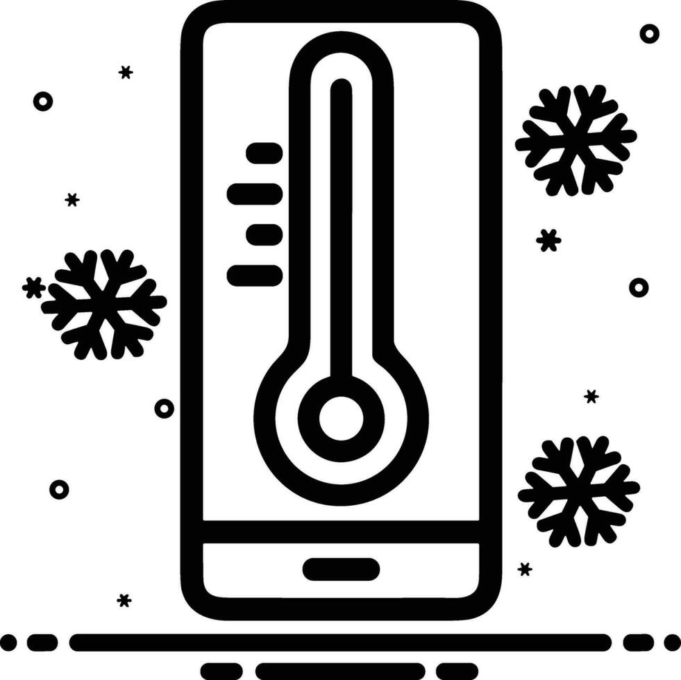 Thermometer medicine icon symbol image vector. Illustration of the temperature cold and hot measure tool design image.EPS 10 vector