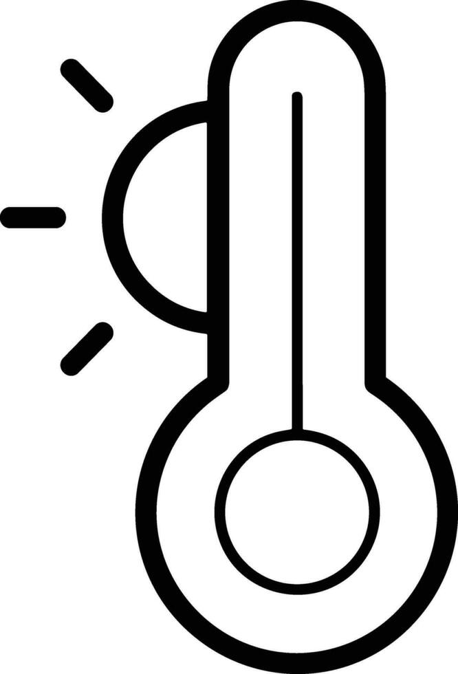 Thermometer medicine icon symbol image vector. Illustration of the temperature cold and hot measure tool design image.EPS 10 vector