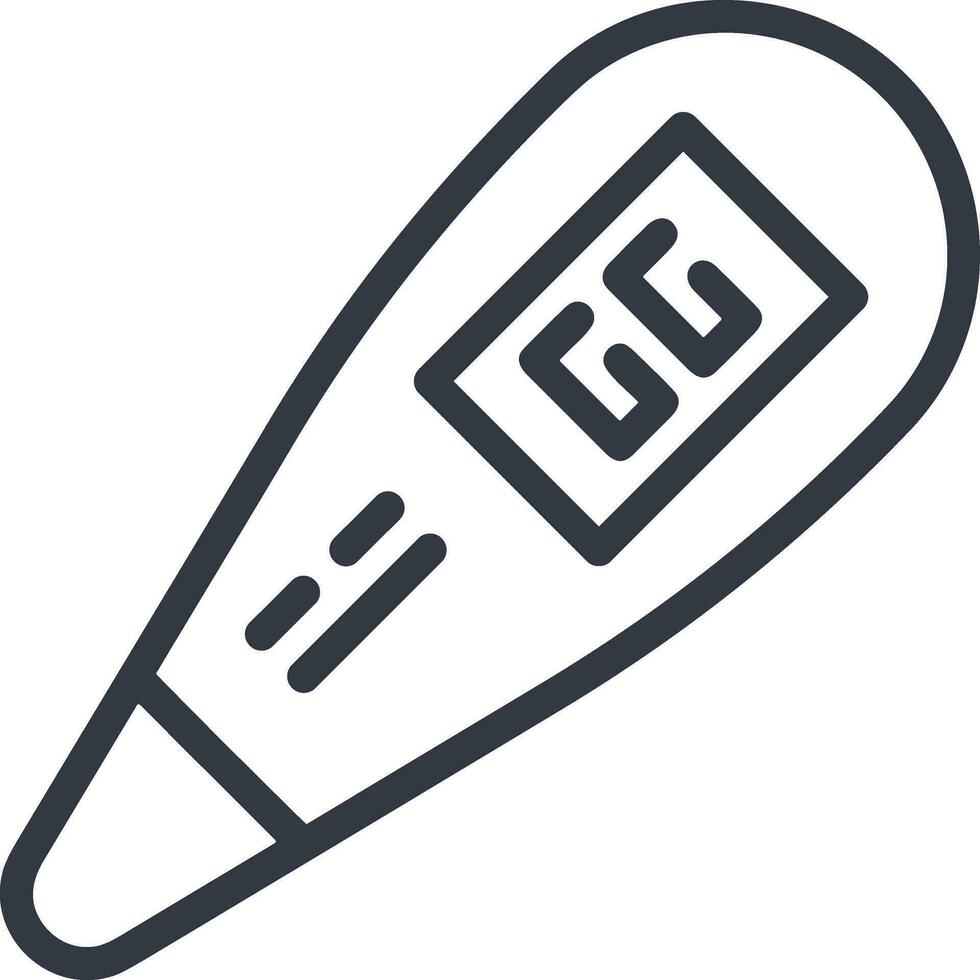 Thermometer medicine icon symbol image vector. Illustration of the temperature cold and hot measure tool design image.EPS 10 vector