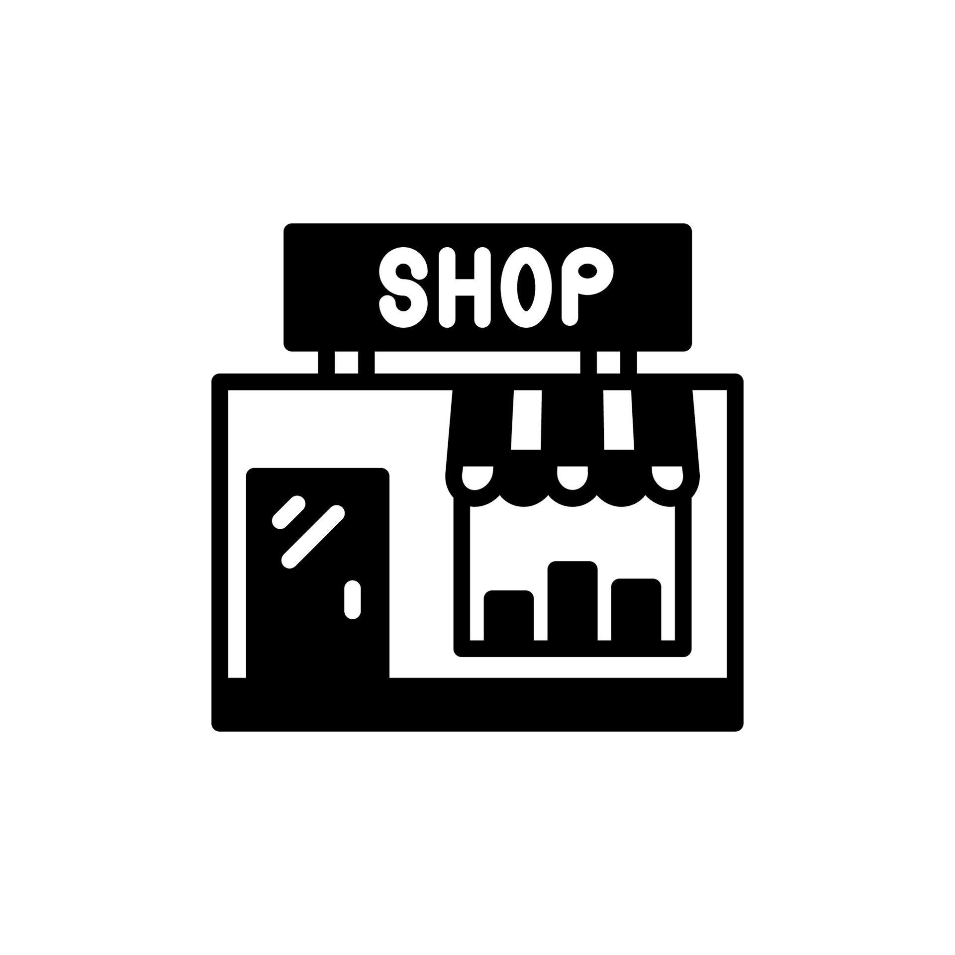 Store icon in vector. Illustration 27457856 Vector Art at Vecteezy