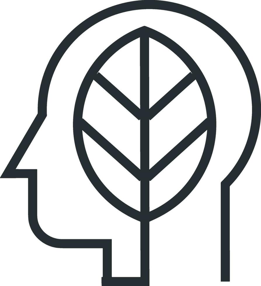 Brain idea symbol icon vector image. Illustration of the creative intelligence think design image. EPS 10