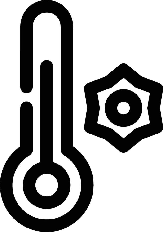 Thermometer medicine icon symbol image vector. Illustration of the temperature cold and hot measure tool design image.EPS 10 vector