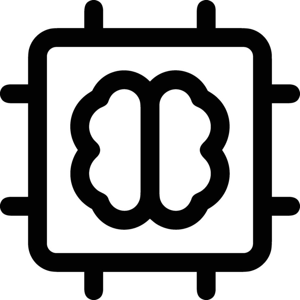 Brain idea symbol icon vector image. Illustration of the creative intelligence think design image. EPS 10