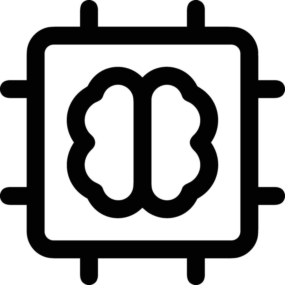 Brain idea symbol icon vector image. Illustration of the creative intelligence think design image. EPS 10