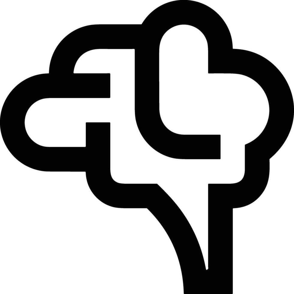 Brain idea symbol icon vector image. Illustration of the creative intelligence think design image. EPS 10