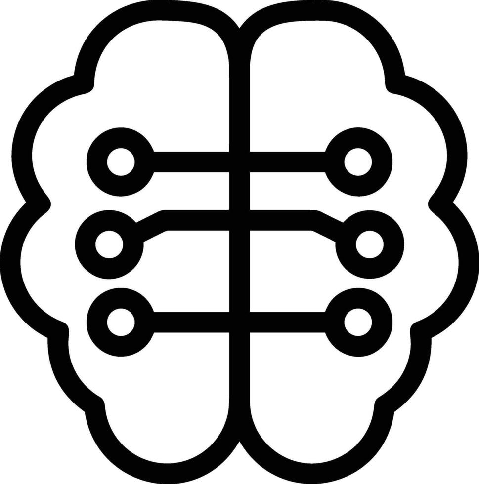 Brain idea symbol icon vector image. Illustration of the creative intelligence think design image. EPS 10