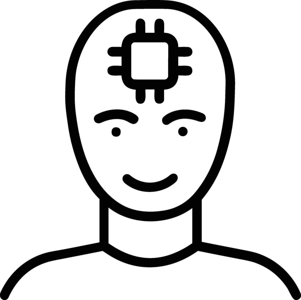 Brain idea symbol icon vector image. Illustration of the creative intelligence think design image. EPS 10