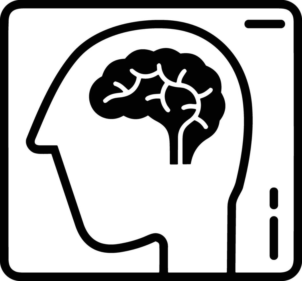 Brain idea symbol icon vector image. Illustration of the creative intelligence think design image. EPS 10