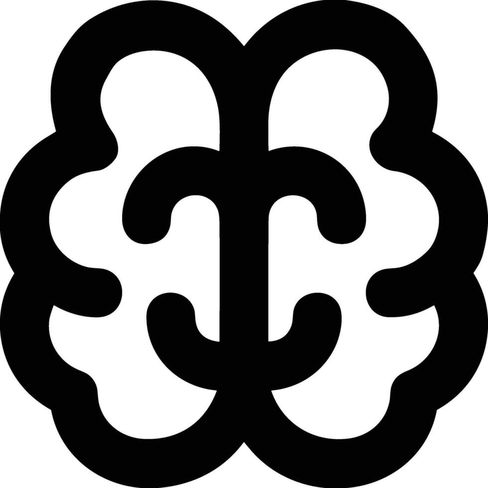 Brain idea symbol icon vector image. Illustration of the creative intelligence think design image. EPS 10