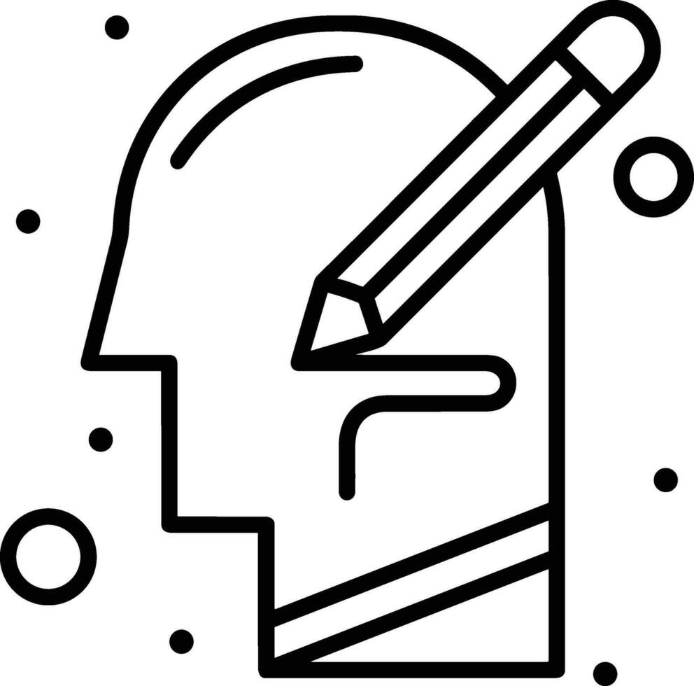 Brain idea symbol icon vector image. Illustration of the creative intelligence think design image. EPS 10