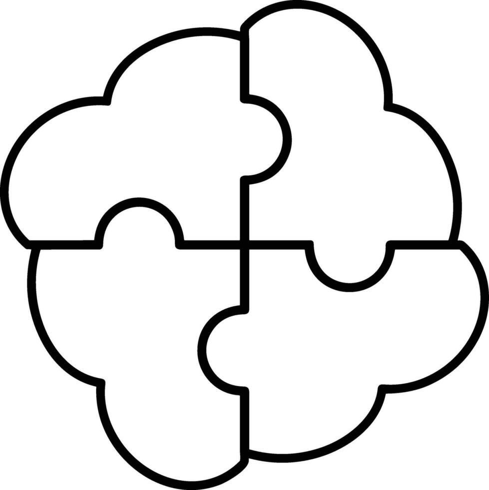 Brain idea symbol icon vector image. Illustration of the creative intelligence think design image. EPS 10
