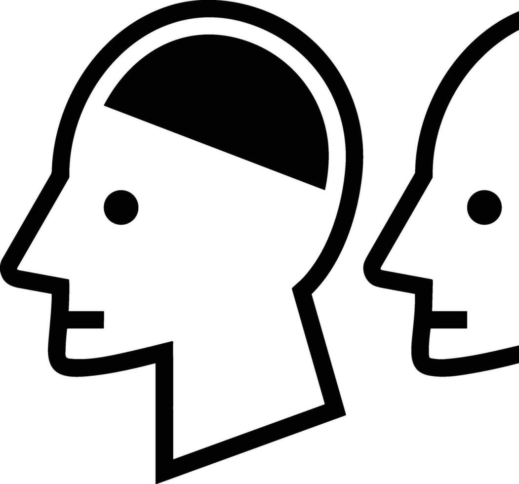 Brain idea symbol icon vector image. Illustration of the creative intelligence think design image. EPS 10