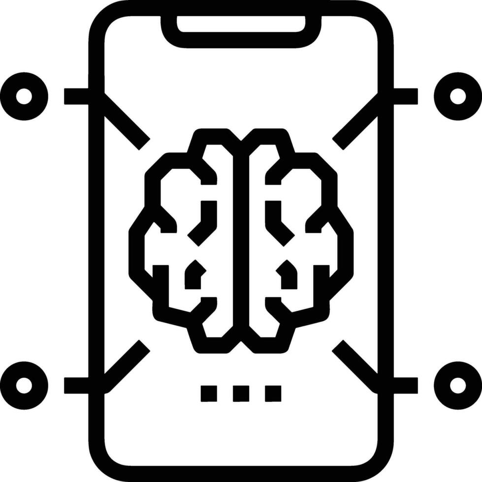 Brain idea symbol icon vector image. Illustration of the creative intelligence think design image. EPS 10