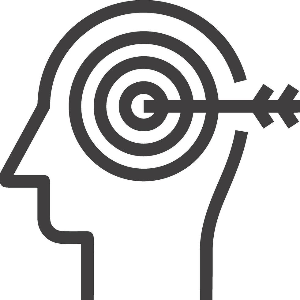 Brain idea symbol icon vector image. Illustration of the creative intelligence think design image. EPS 10