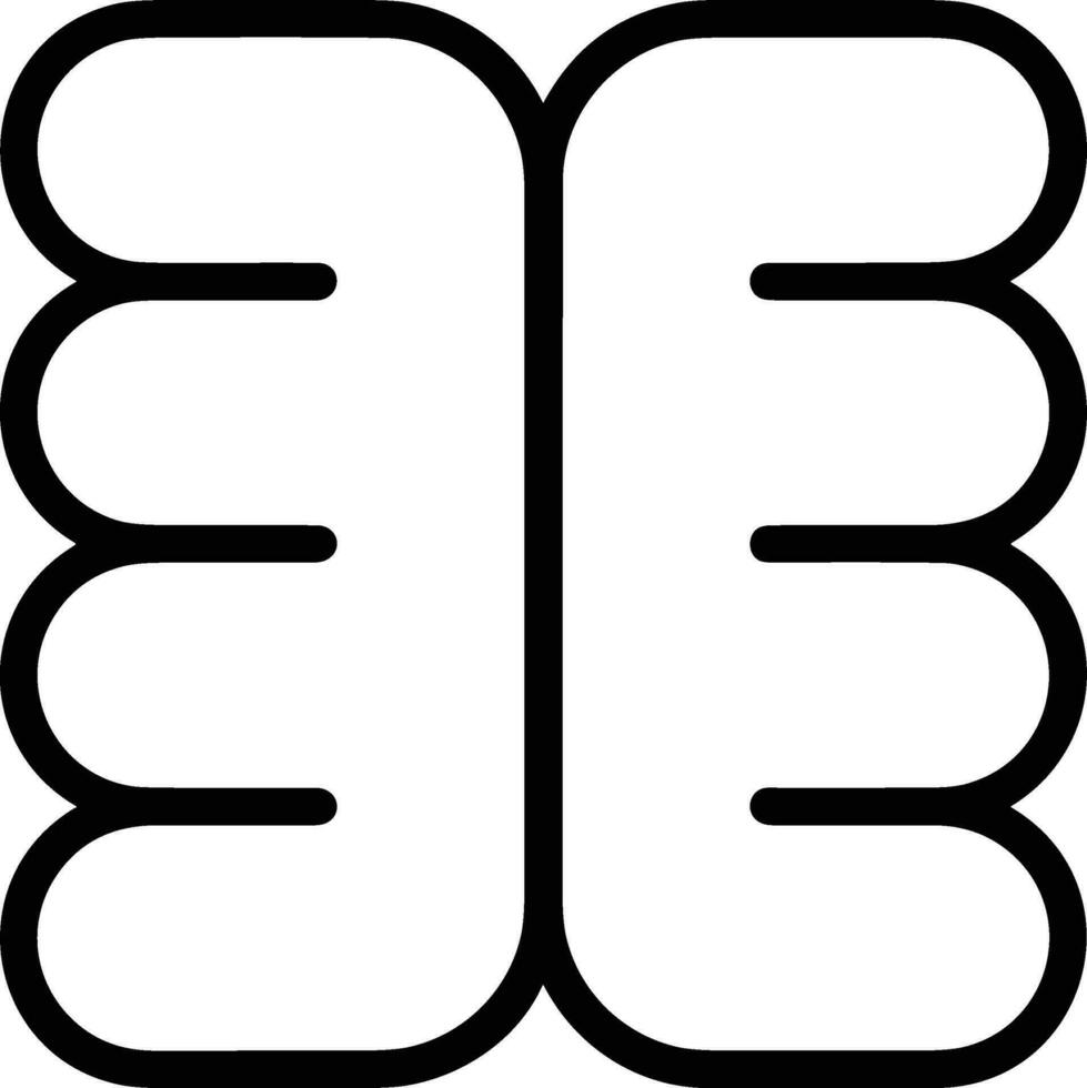 Brain idea symbol icon vector image. Illustration of the creative intelligence think design image. EPS 10