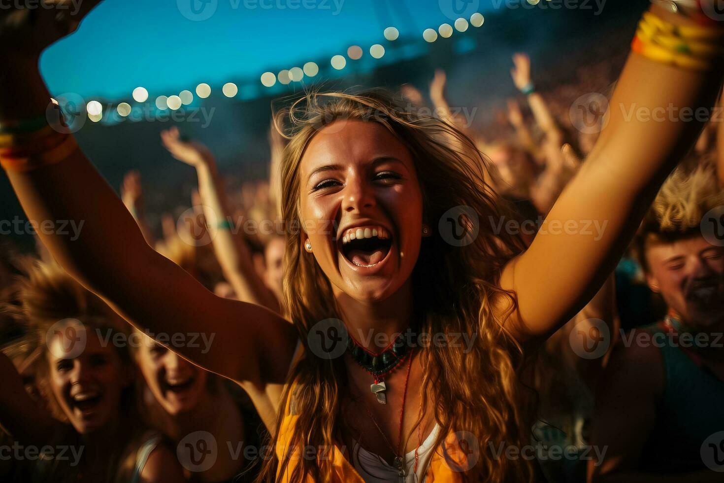 Ukrainian beach soccer fans celebrating a victory photo