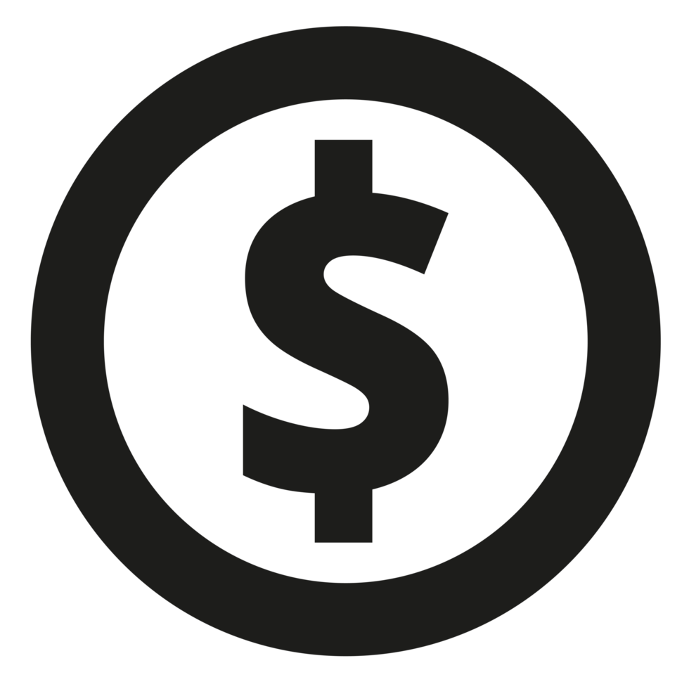 Creative Commons license on a Transparent Background png