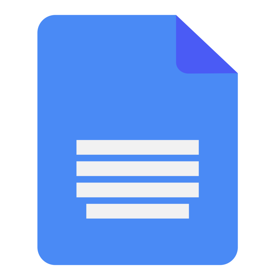 Documents Icon isolated on a Transparent Background png