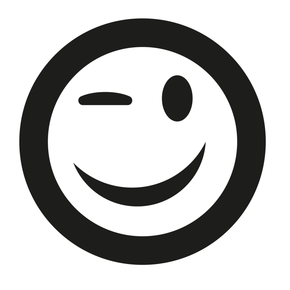 Smiley face icon on a Transparent Background png