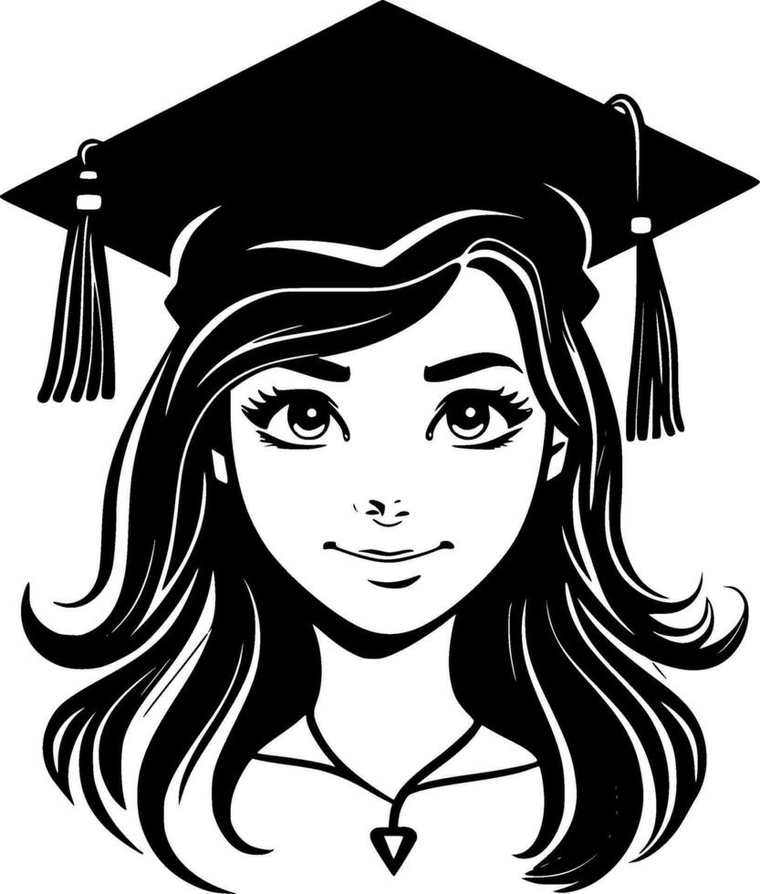 Grad - High Quality Vector Logo - Vector illustration ideal for T-shirt graphic