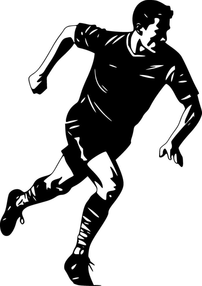 Football - High Quality Vector Logo - Vector illustration ideal for T-shirt graphic
