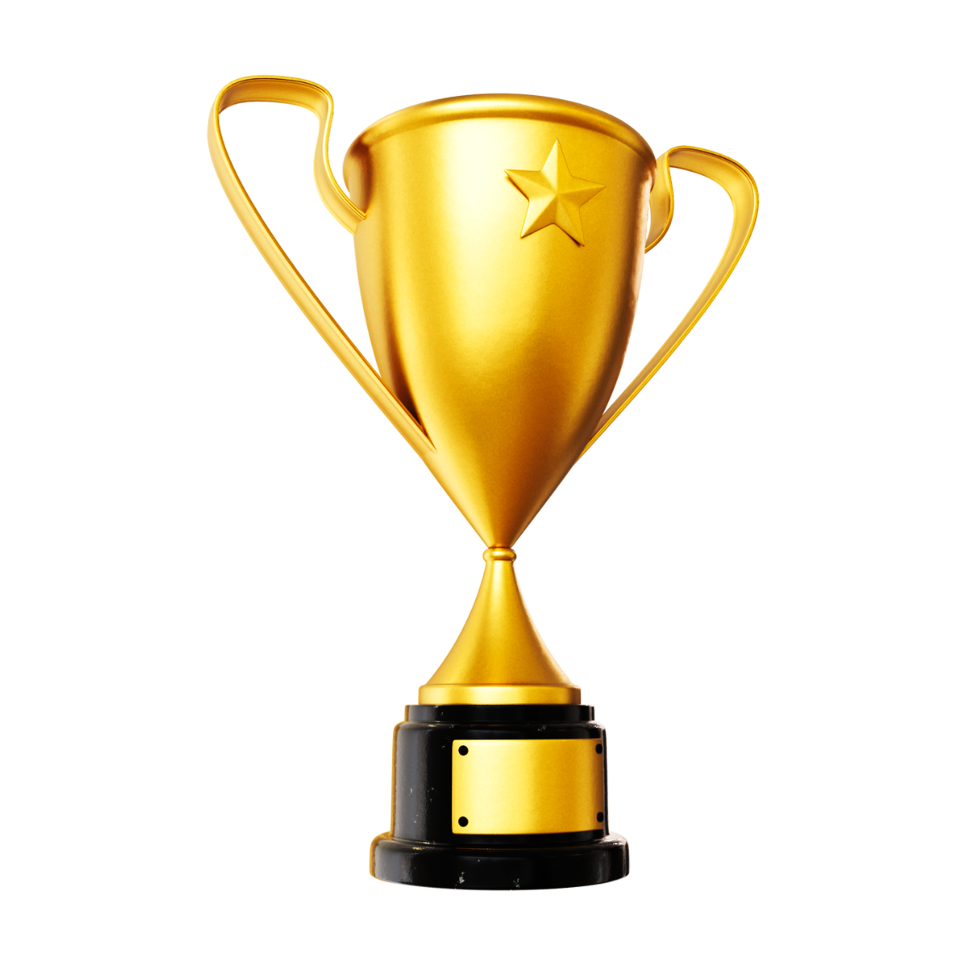 realistisch golden Trophäe generativ ai 27460939 PNG