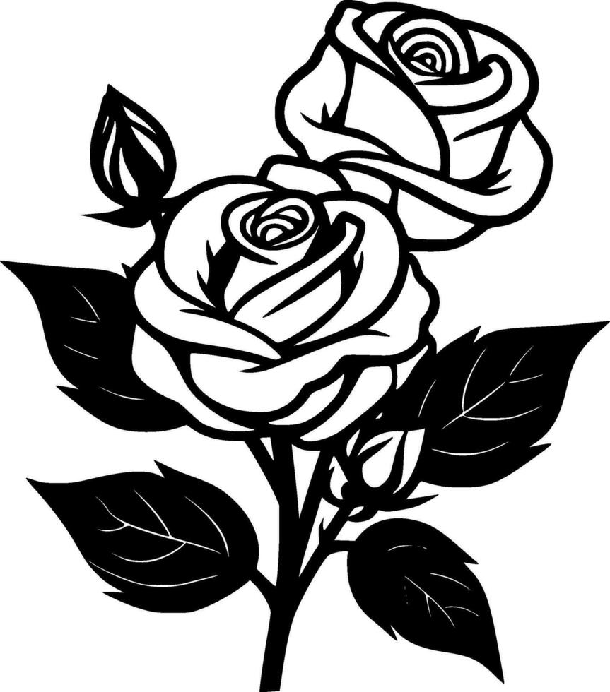 rosas - alto calidad vector logo - vector ilustración ideal para camiseta gráfico