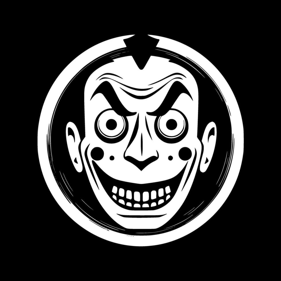 Horror, Minimalist and Simple Silhouette - Vector illustration