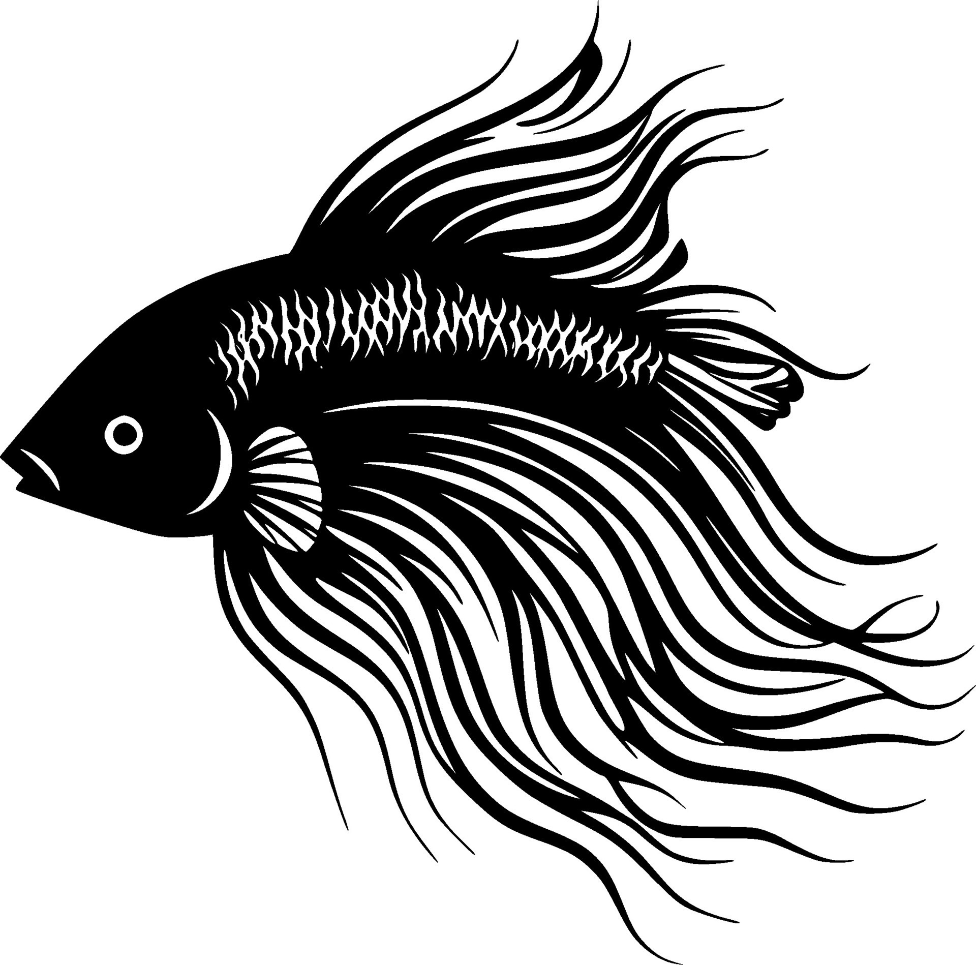 Fish - High Quality Vector Logo - Vector illustration ideal for T-shirt