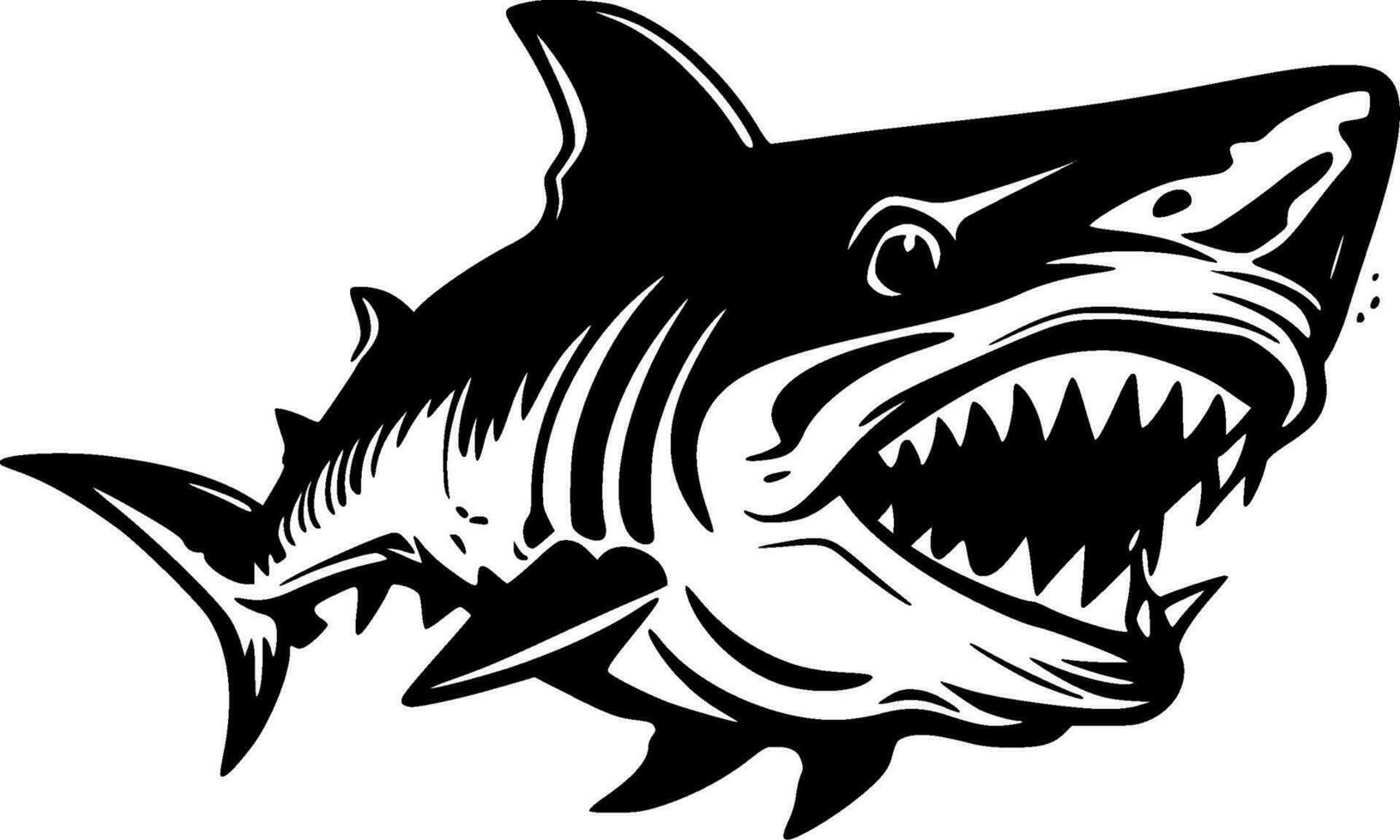 Shark - High Quality Vector Logo - Vector illustration ideal for T-shirt graphic