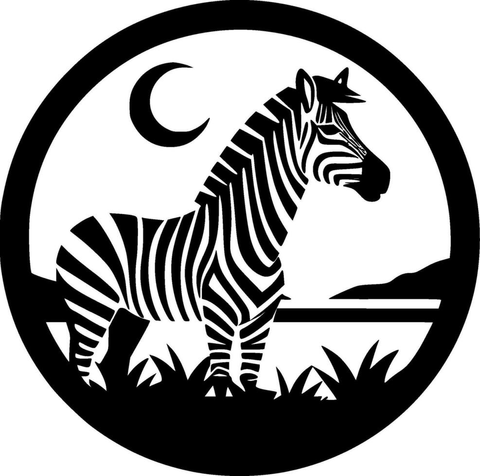 Safari - Minimalist and Flat Logo - Vector illustration
