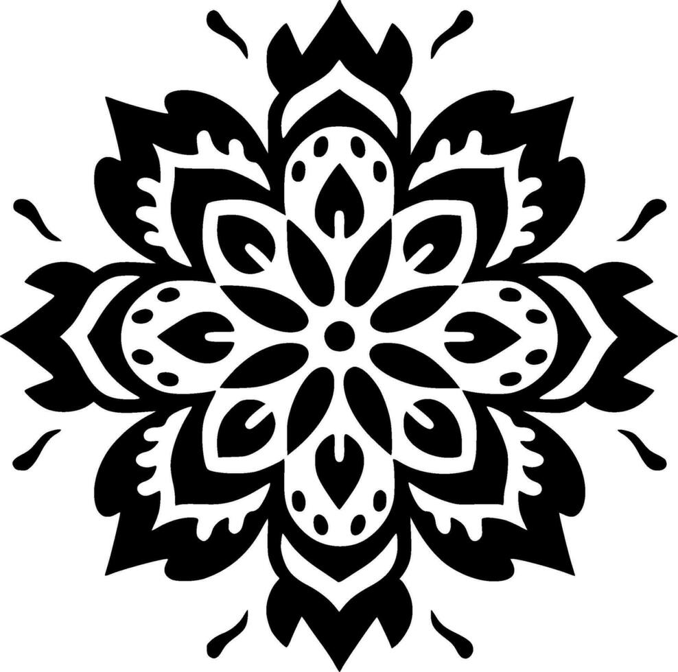 Mandala - High Quality Vector Logo - Vector illustration ideal for T-shirt graphic