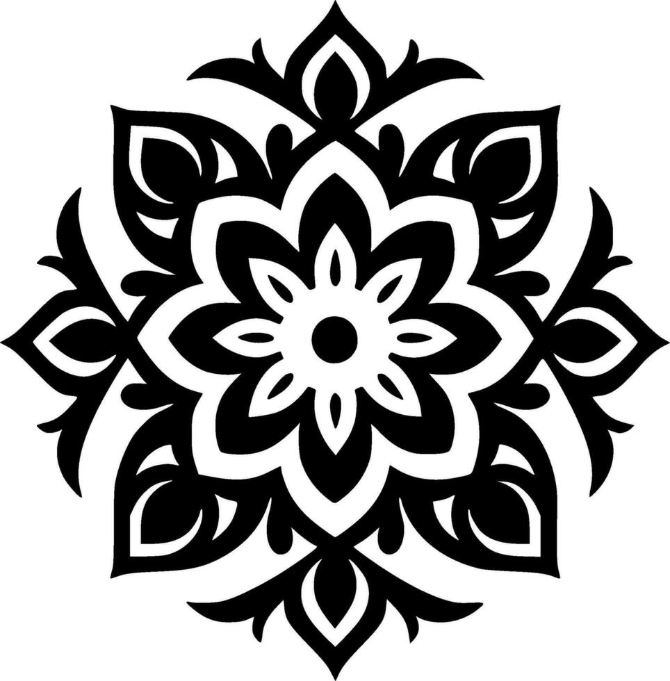 Mandala - High Quality Vector Logo - Vector illustration ideal for T-shirt graphic