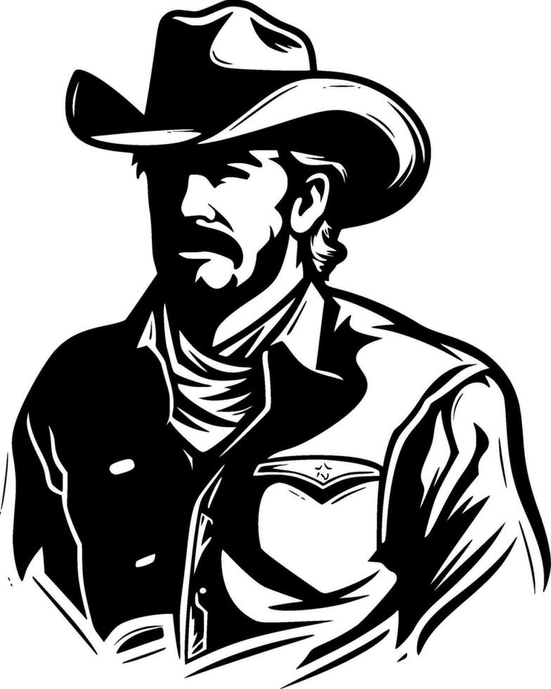 vaquero - alto calidad vector logo - vector ilustración ideal para camiseta gráfico