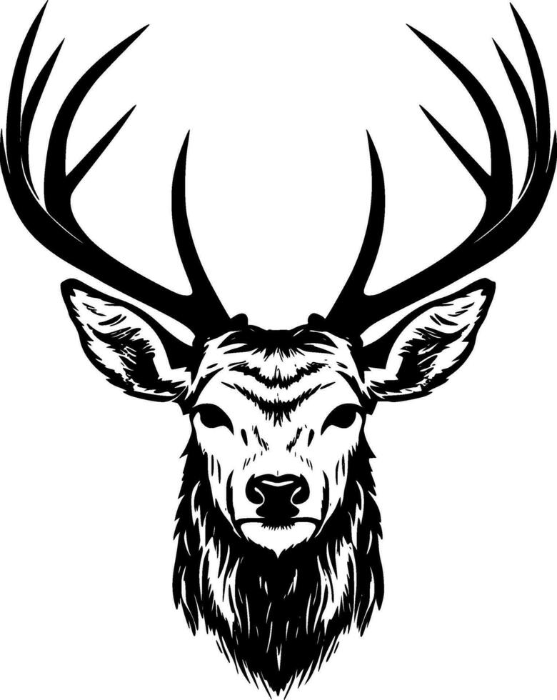 Dear, Minimalist and Simple Silhouette - Vector illustration