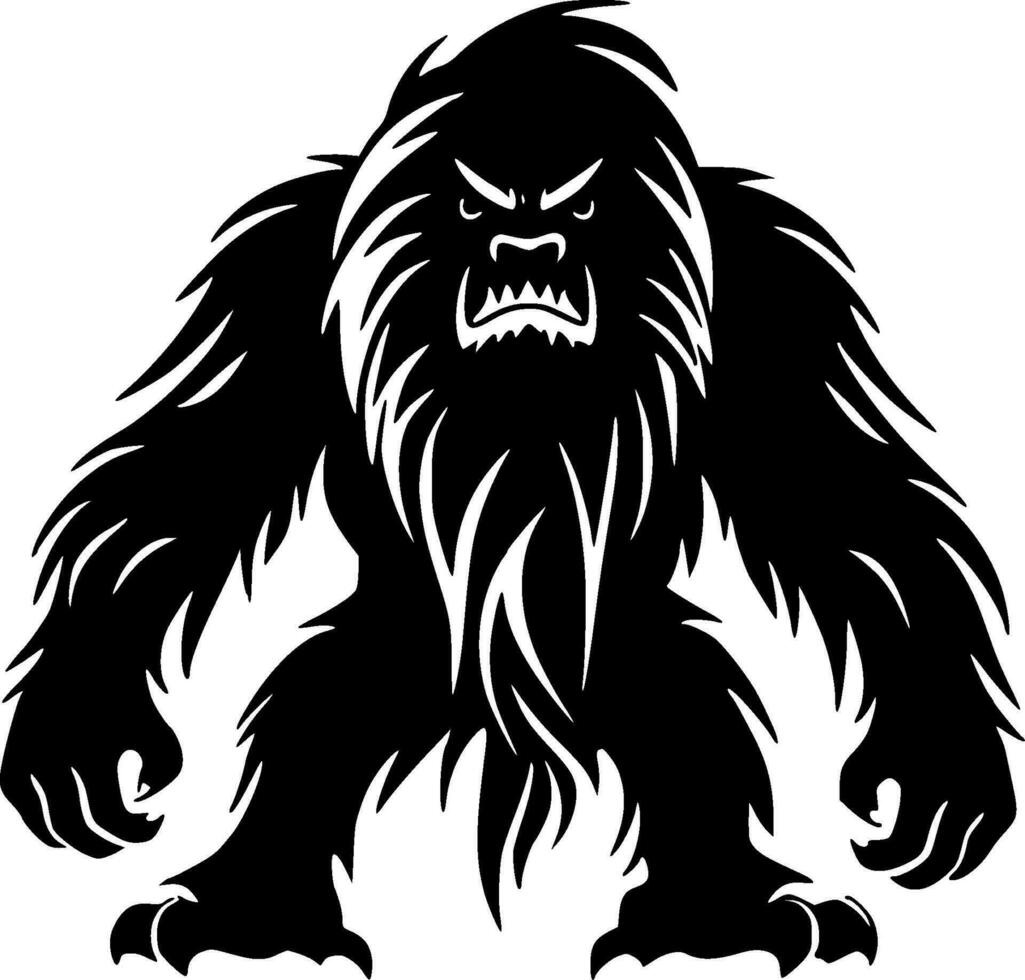 Bigfoot - Minimalist and Flat Logo - Vector illustration