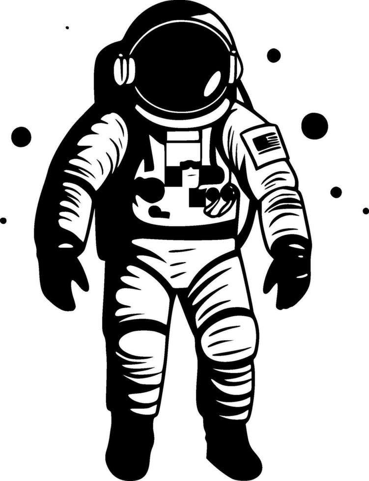 Astronaut - High Quality Vector Logo - Vector illustration ideal for T-shirt graphic