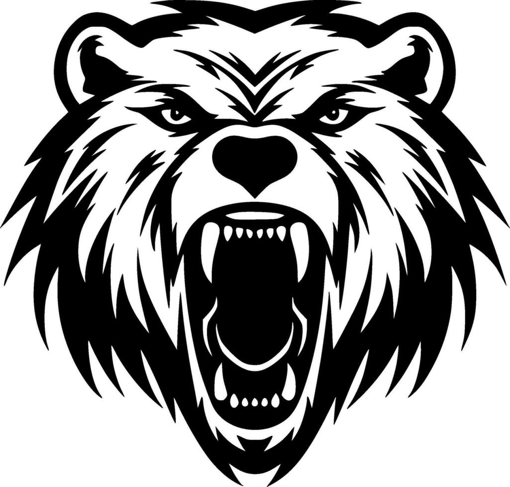 Bear - High Quality Vector Logo - Vector illustration ideal for T-shirt graphic