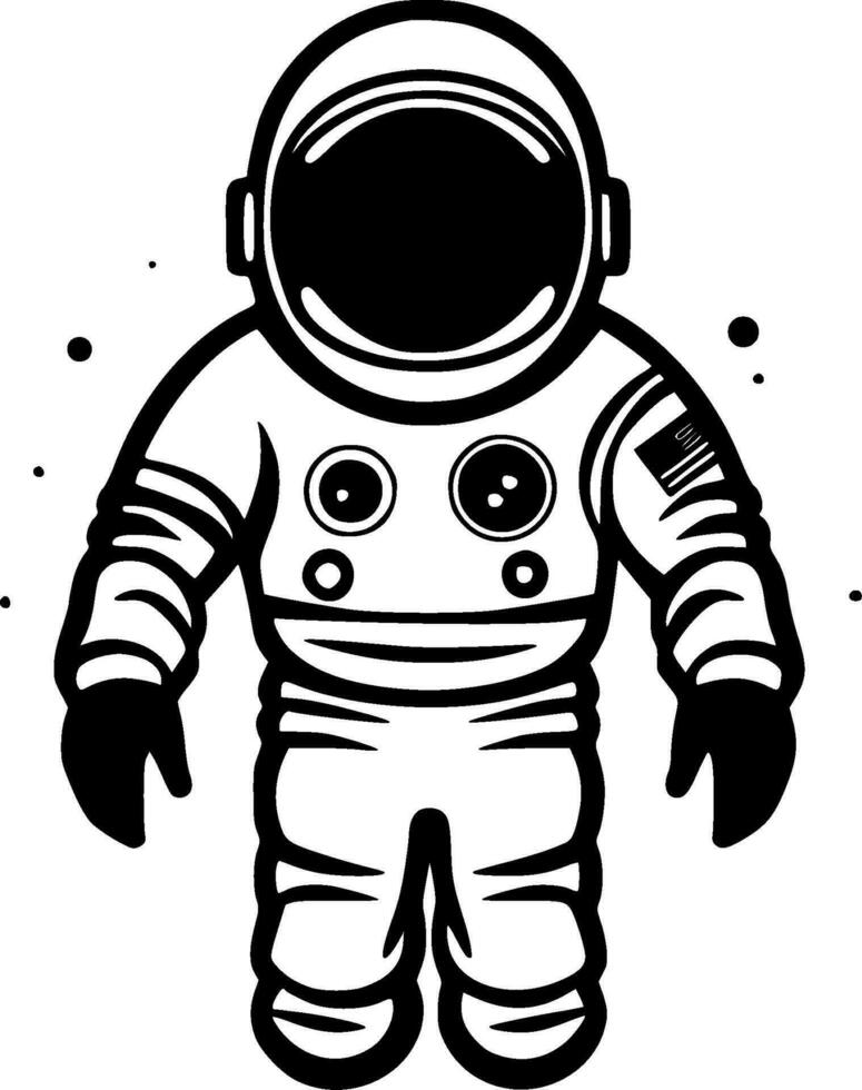Astronaut - High Quality Vector Logo - Vector illustration ideal for T-shirt graphic
