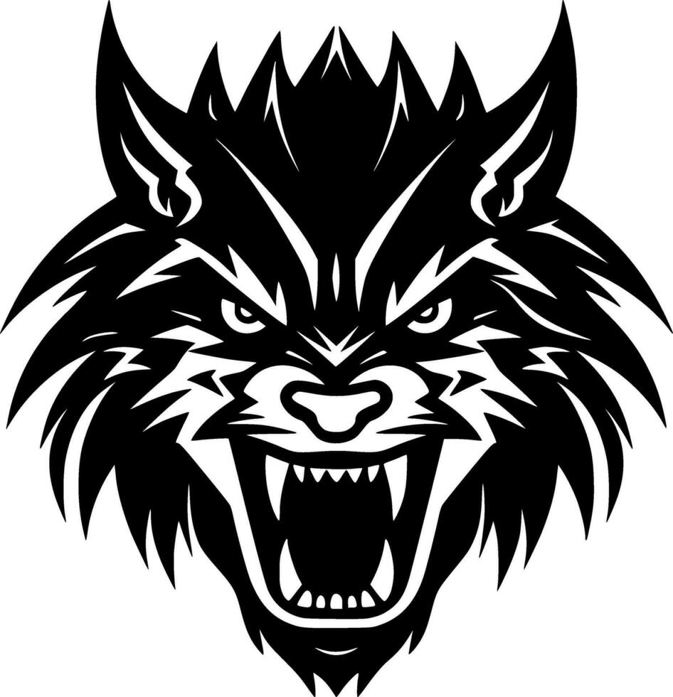 Wolf - Minimalist and Flat Logo - Vector illustration
