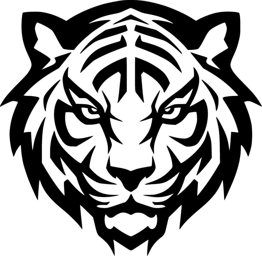 Tiger - High Quality Vector Logo - Vector illustration ideal for T-shirt graphic